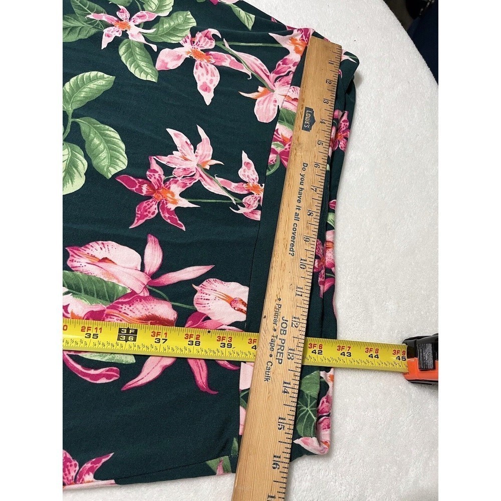 Tommy Bahama Skirt size Medium Hawaiian Tropical Floral Print Stretch Maxi LONG! - Picture 2 of 12